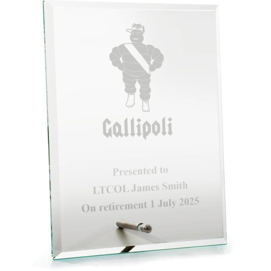 Gallipoli Company Everest Glass Award in Gift Box
