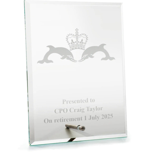 Australian Submarines Everest Glass Award in Gift Box