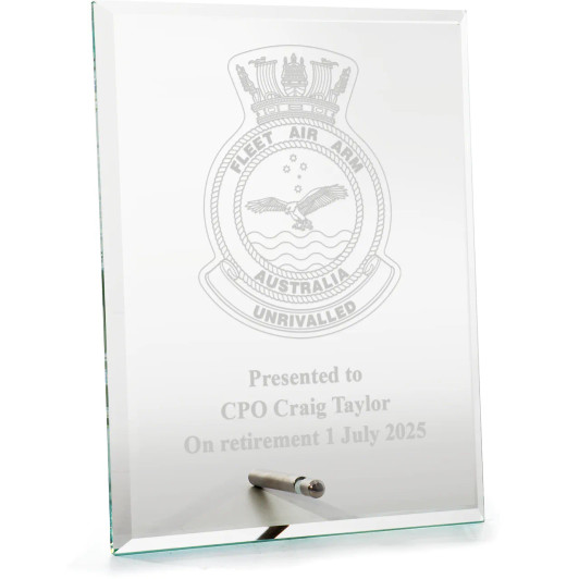 Fleet Air Arm Everest Glass Award in Gift Box