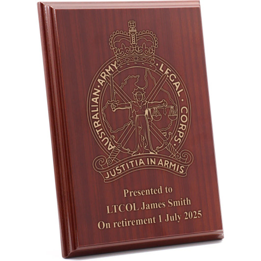 Australian Army Legal Corps (AALC) Omega Timber Award