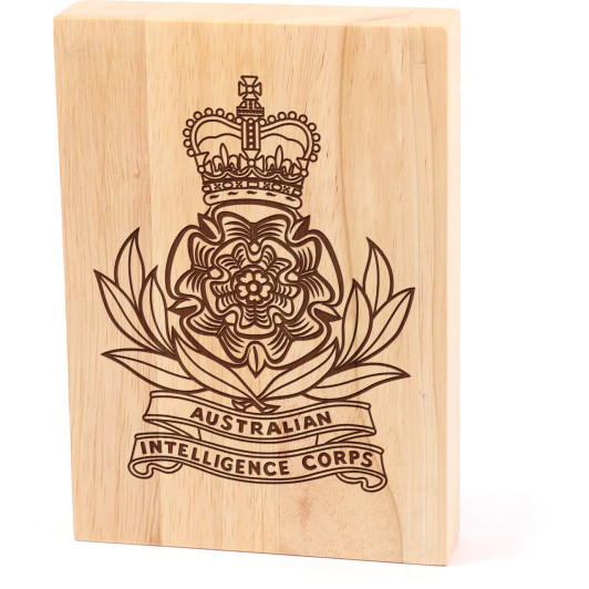 Australian Intelligence Corps (Aust INT) Heritage Wooden Award