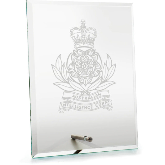 Australian Intelligence Corps (Aust INT) Everest Glass Award in Gift Box
