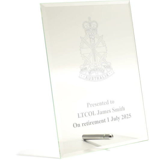 Army Apprentice School (AAS) Essence Glass Award