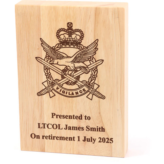 Australian Army Aviation Corps (AAAvn) Heritage Wooden Award