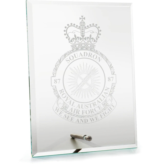 No 87 Squadron (87SQN) Everest Glass Award in Gift Box