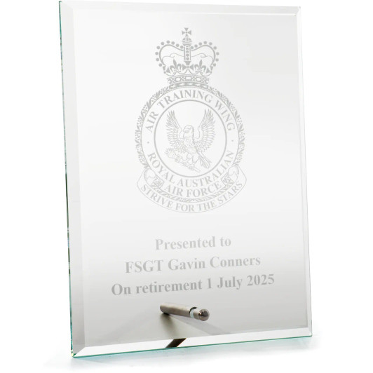 Air Training Wing (ATW) Everest Glass Award in Gift Box