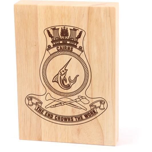 HMAS Cairns Heritage Wooden Award