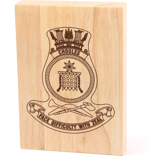 HMAS Choules Heritage Wooden Award