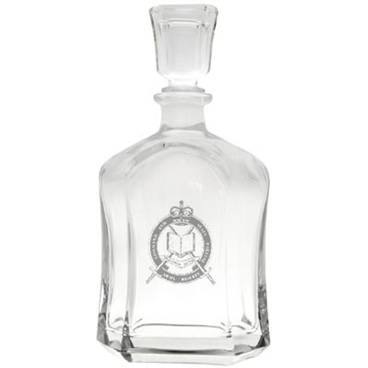 ARCSC Italian Glass Decanter Army Reserve Command and Staff College (ARCSC) crest etched on a stylish 750ml decanter from Military Shop. Order online now. This high quality Italian glass decanter will look perfect in you cabinet