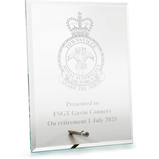 RAAF Base Townsville (RAAFTVL) Everest Glass Award in Gift Box
