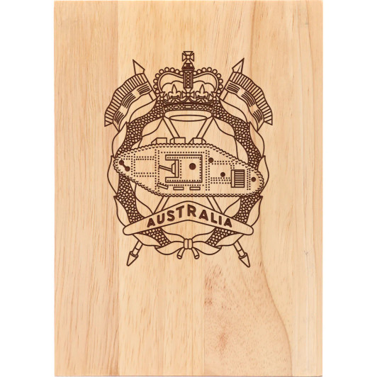 Royal Australian Armoured Corps (RAAC) Heritage Wooden Award
