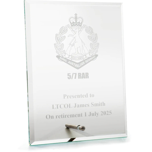 5/7 RAR Everest Glass Award in Gift Box