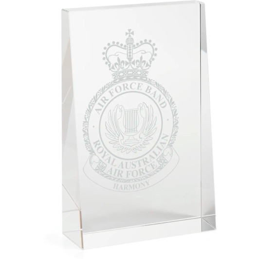 Air Force Band Glacier Glass Award in Gift Box