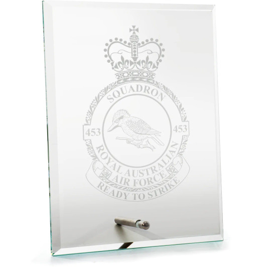 No 453 Squadron (453SQN) Everest Glass Award in Gift Box