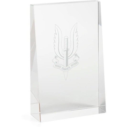 Special Air Service Regiment (SASR) Glacier Glass Award in Gift Box