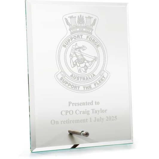 Support Force Everest Glass Award in Gift Box