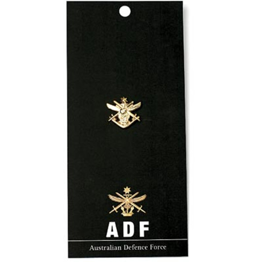 ADF Lapel Pin On Card The stunning Australian Defence Force (ADF) 20mm Cut Out Lapel Pin, order now from the military specialists. Displayed on a presentation card with a brief history of the ADF. This beautiful gold-plate ADF Lapel Pin On Card The stunning Australian Defence Force (ADF) 20mm Cut Out Lapel Pin, order now from the military specialists. Displayed on a presentation card with a brief history of the ADF. This beautiful gold-plate