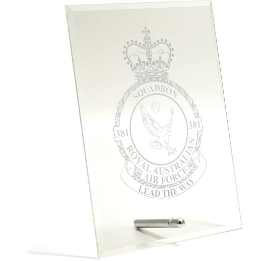 No 381 Squadron (381SQN) Essence Glass Award