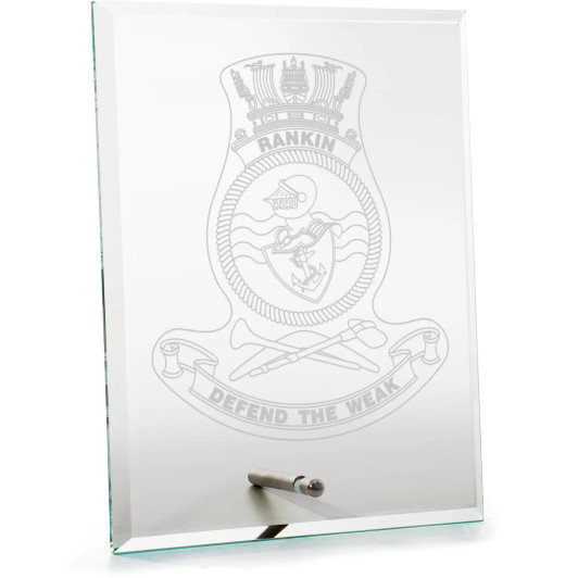 HMAS Rankin Everest Glass Award in Gift Box