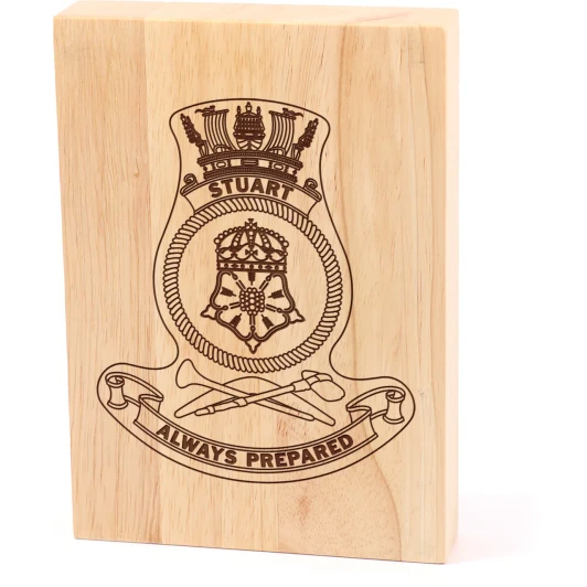 HMAS Stuart (III) Heritage Wooden Award