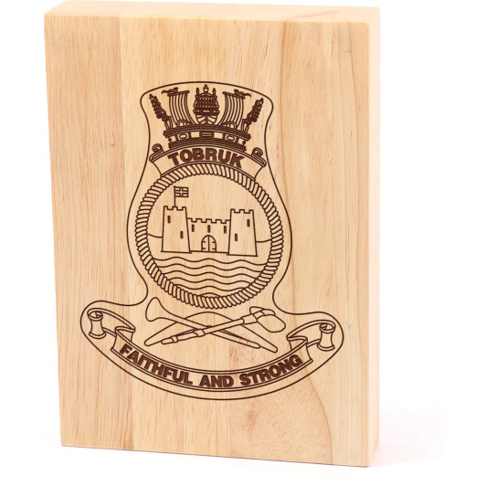 HMAS Tobruk Heritage Wooden Award
