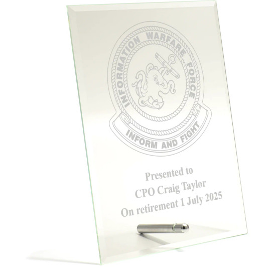 Information Warfare Force Essence Glass Award