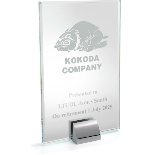 Kokoda Company Alpha Glass Award