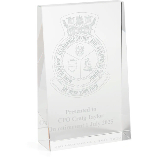MDG Force Glacier Glass Award in Gift Box