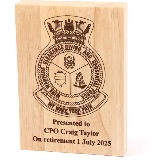 MDG Force Heritage Wooden Award