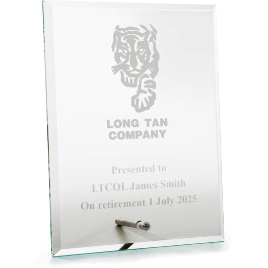 Long Tan Company Everest Glass Award in Gift Box