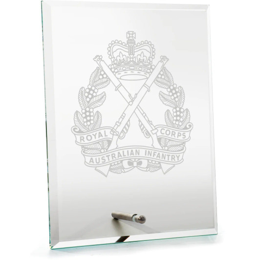 Royal Australian Infantry (RAinf) Everest Glass Award in Gift Box