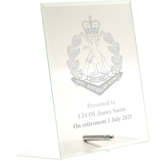 Royal Australian Regiment (RAR) Essence Glass Award