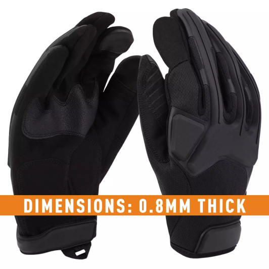 Contact Gear Impact Protection Gloves - Black