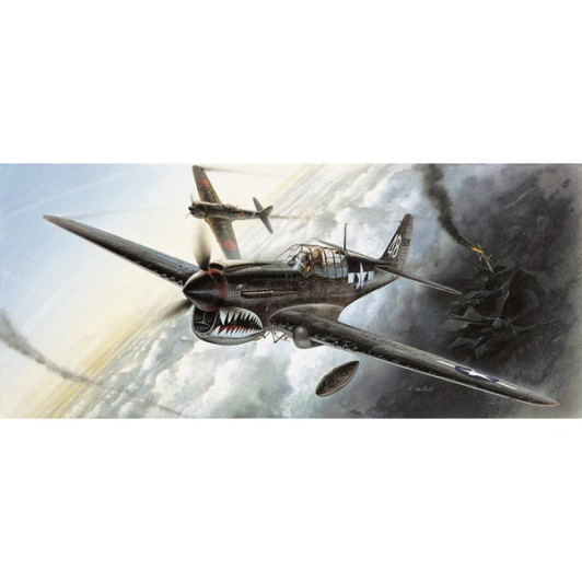 Academy 1/72 P-40M/N Warhawk Plastic Model Kit - Aus Decals