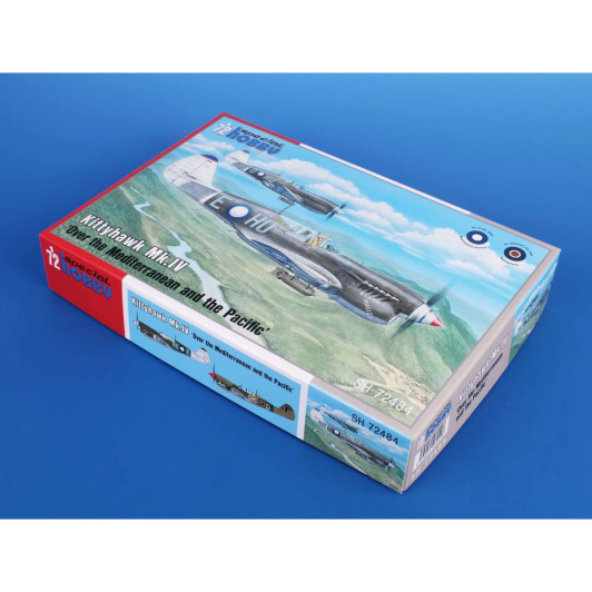 Special Hobby 1/72 Kittyhawk Mk.IV ‘Over the Mediterranean and the Pacific’ Plastic Model Kit - Aus Decals