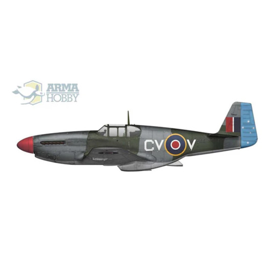 Arma Hobby 1/72 P-51 B/C Mustang Expert Set - Aus Decals
