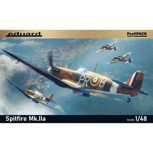 Eduard 1/48 Spitfire Mk.IIa Plastic Model Kit - Aus Decals Eduard 1/48 Spitfire Mk.IIa Plastic Model Kit - Aus Decals