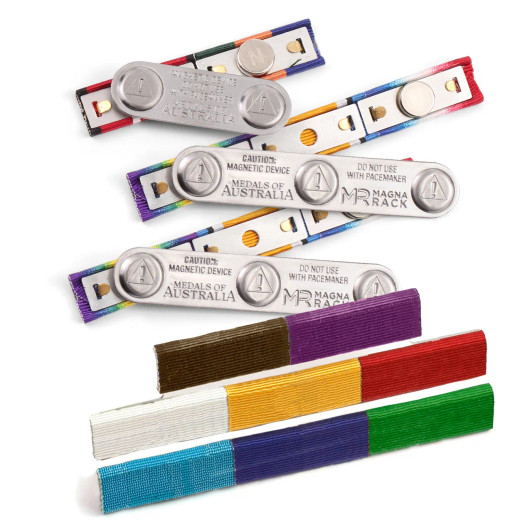 Ribbon Bar 8 (3-3-2) Female or Navy Plastic Magnetic