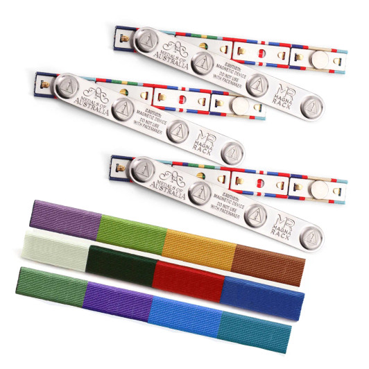 Ribbon Bar 12 (4-4-4) Plastic Magnetic