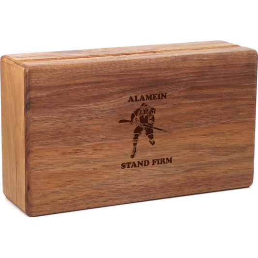 Alamein Company Tasmanian Blackwood Two-Tiered Medal Display Box