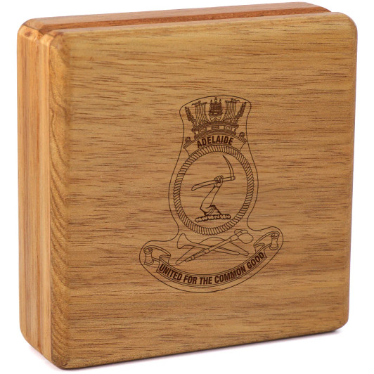 HMAS Adelaide (III) Tasmanian Blackwood Heritage Box