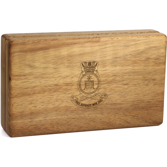 HMAS Choules Tasmanian Blackwood Medal Display Box