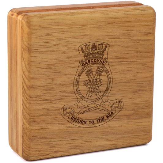 HMAS Gascoyne (II) Tasmanian Blackwood Heritage Box