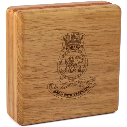 HMAS Hobart (III) Tasmanian Blackwood Heritage Box