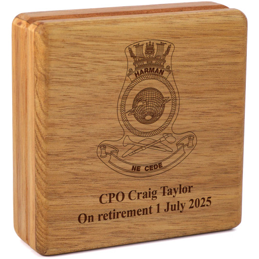 HMAS Harman Tasmanian Blackwood Heritage Box