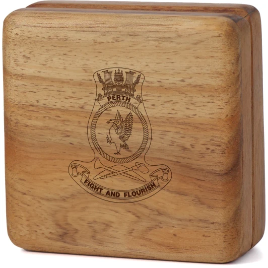 HMAS Perth (III) Tasmanian Blackwood Keepsake Box