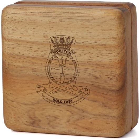 HMAS Moreton Tasmanian Blackwood Keepsake Box