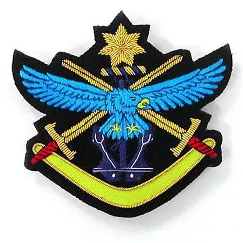 ADF Bullion Pocket Badge Superb Australian Defence Force (ADF) Bullion Pocket Badge perfect for your Blazer, bag or where you want a stylish badge, order now from the military specialists. Approximate size 80x80mm. Securely f