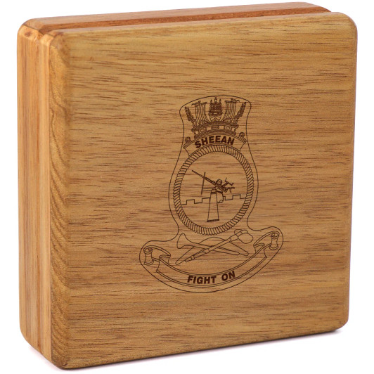 HMAS Sheean Tasmanian Blackwood Heritage Box