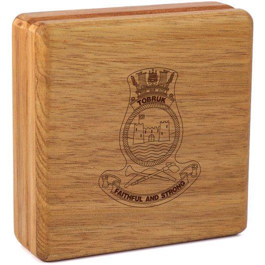 HMAS Tobruk Tasmanian Blackwood Heritage Box